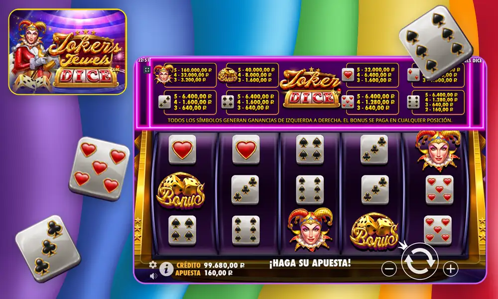 Joker Jewels Dice Slot