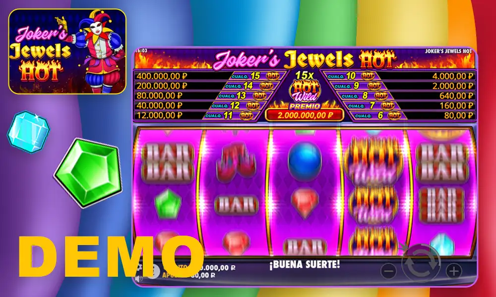 Joker Jewels Hot Argentina: prueba el juego gratis