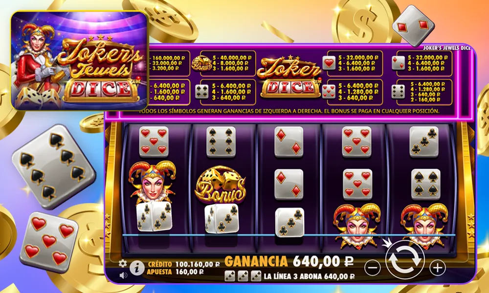 Joker Jewels Dice