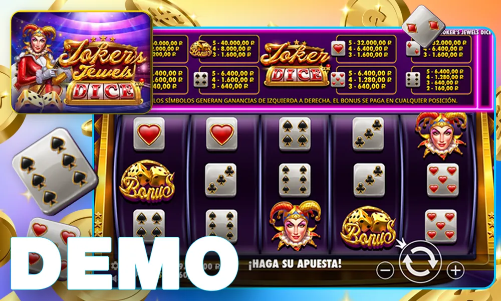 Versión demo de Joker Jewels Dice